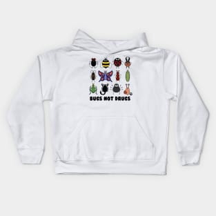 BUGS NOT DRUGS Kids Hoodie